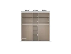 Drehtürenschrank »Alabama«