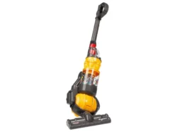 Dyson©-Staubsauger, mit integrierten surrenden bunten Kugeln.