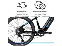 E-Bike Mountainbike »Z898«, 27,5 Zoll