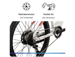 E-Bike Mountainbike »Z898«, 27,5 Zoll
