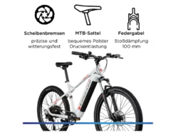 E-Bike Mountainbike »Z898«, 27,5 Zoll