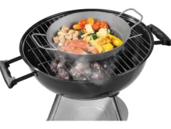 Ø 32 Eisen-Grillpfanne / Ø 28,5 Eisen-Grillpfanne mit perforiertem Boden / Ø 20 Eisen-Grillpfanne mit Servierbrett