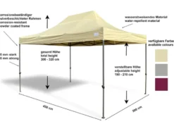 Faltpavillon Premium Line