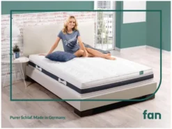 fan 7-Zonen-Doppel-Taschenfederkern-Matratze »DuoSpring Premium«, 27 cm Höhe