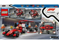 60443 F1® Boxenstopp mit Boxencrew und Ferrari Flitzer