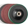 Fächerscheiben-Set / Klettschleifteller mit Schleifpapier-Set / Reinigungsscheibe / Schruppscheiben-Set, Ø 125 mm