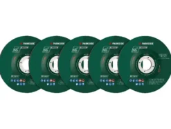 Fächerscheiben-Set / Klettschleifteller mit Schleifpapier-Set / Reinigungsscheibe / Schruppscheiben-Set, Ø 125 mm