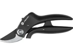 Fiskars Gartenschere, Bypass, Klinge aus Präzisionsstahl, mit Antihaftbeschichtung