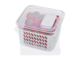 Frischhaltebox / Frischhalteboxen-Set, mit herausnehmbarer Abtropfeinsatz