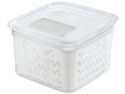 Frischhaltebox / Frischhalteboxen-Set, mit herausnehmbarer Abtropfeinsatz
