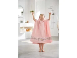 Frottier Poncho, 70 x 70 cm, mit Kapuze