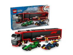 60445 F1® Transporter mit RB20 & AMR24 F1® Rennautos