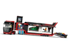 60445 F1® Transporter mit RB20 & AMR24 F1® Rennautos