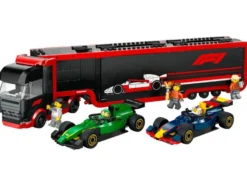 60445 F1® Transporter mit RB20 & AMR24 F1® Rennautos