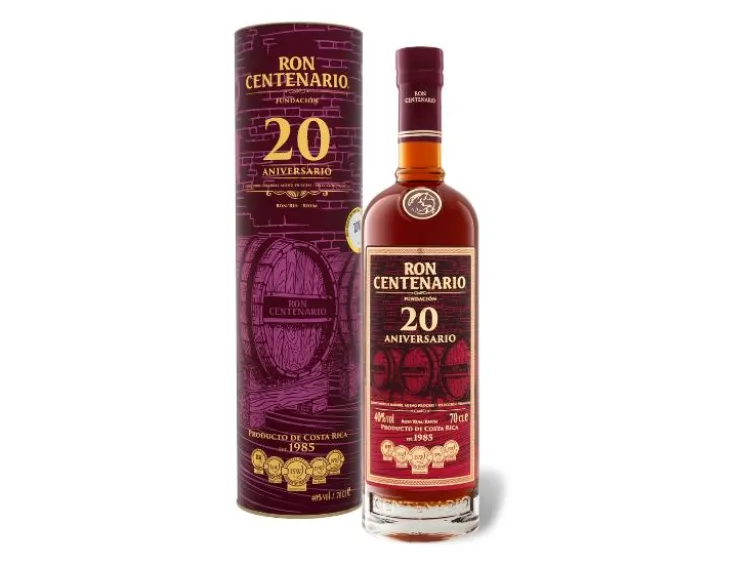 Fundación Rum 20 Jahre mit Geschenkbox 40% Vol