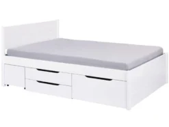 Funktionsbett »Efetivo«, mit integrierten Nachtkommoden und Lattenroste