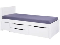 Funktionsbett »Efetivo«, mit integrierten Nachtkommoden und Lattenroste