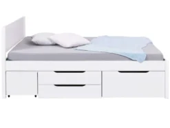 Funktionsbett »Efetivo«, mit integrierten Nachtkommoden und Lattenroste