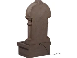 Gartenbrunnen mit LEDs und Solar-Panel