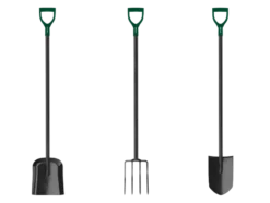 Gartengeräte-Set »Spitzspaten, Schaufel & Grabegabel«, 3-teilig
