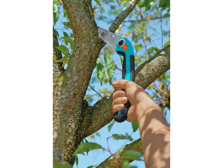 Garten-Klappsäge, hartverchromtes Sägeblatt