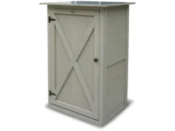Gartenschrank »Benno«, 76 x 56 x 117 cm, grau