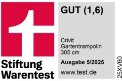 Gartentrampolin, mit Sicherheitsnetz, Ø 305 cm