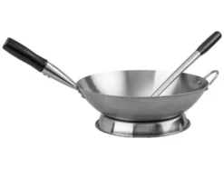 Gasbrenner mit Wok-Set