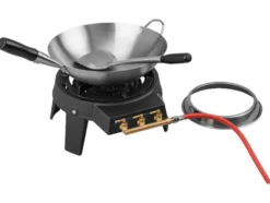 Gasbrenner mit Wok-Set