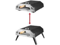 Gas-Pizzaofen Set mit Pizzaschieber & Pizzaofen-Bürste