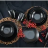 Geschirrset »Black Matt«, 16-teilig