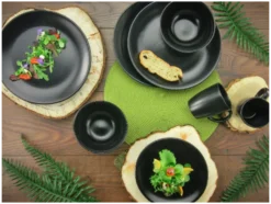 Geschirrset »Black Matt«, 16-teilig