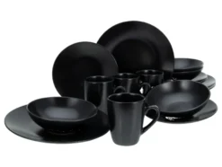 Geschirrset »Black Matt«, 16-teilig