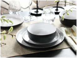 Geschirrset »Nordic Cool Black«, 16-teilig / 12-teilig