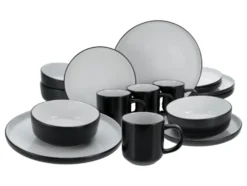 Geschirrset »Nordic Cool Black«, 16-teilig / 12-teilig