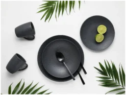 Geschirrset »Schiefer Black«