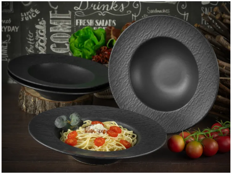 Geschirrset »Schiefer Black«