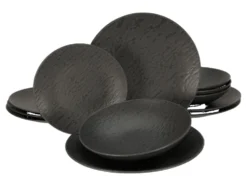 Geschirrset »Schiefer Black«