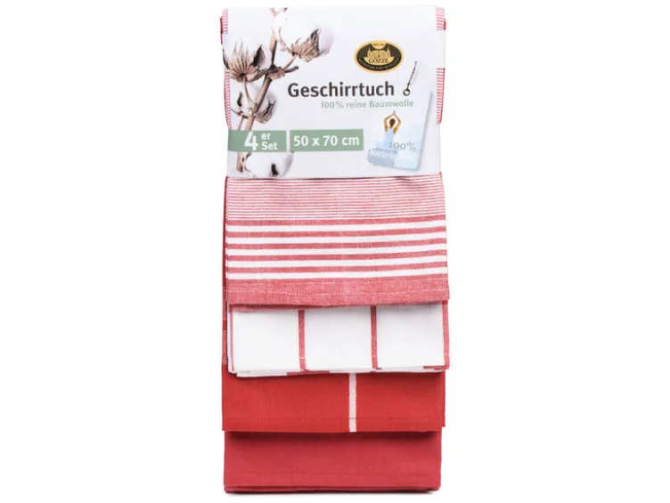 Geschirrtücher, 50 x 70 cm, 4er-Set