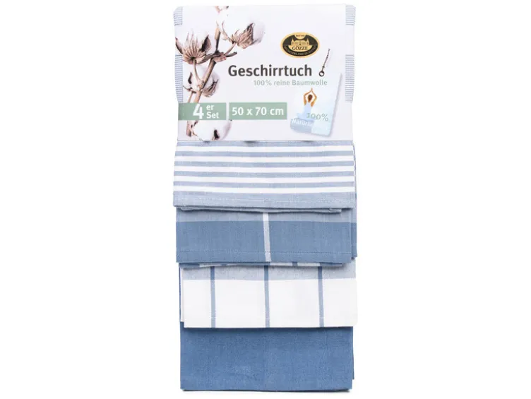 Geschirrtücher, 50 x 70 cm, 4er-Set