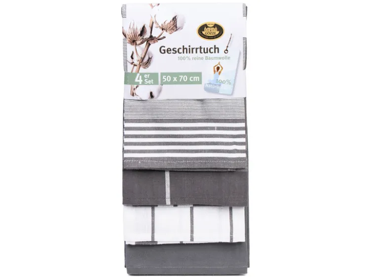 Geschirrtücher, 50 x 70 cm, 4er-Set