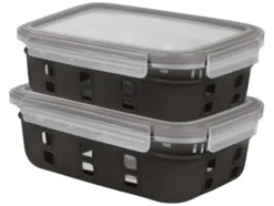 Glas-Frischhaltedosen-Set, 2-teilig