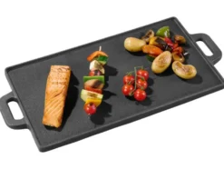 Gusseisen-Grillplatte / -Grillpfanne