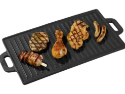 Gusseisen-Grillplatte / -Grillpfanne