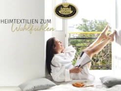 Gözze Handtuch, 50 x 100 cm, reine Bio-Baumwolle, mit Bordüre und Kordelaufhänger, hochwertige Qualität