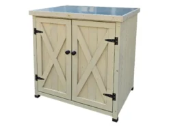 HABAU Gartenschrank »Laura«, 80 x 45 x 92 cm, grau