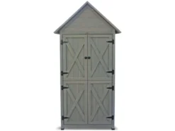 HABAU Gartenschrank »Lena«, 83 x 45 x 178 cm, grau