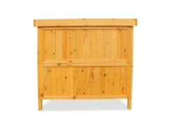 HABAU Gartentisch mit Unterschrank und Arbeitsfläche, 98 x 48 x 95 cm, Holz