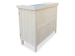 HABAU Gartentisch mit Unterschrank und Arbeitsfläche, 98 x 48 x 95 cm, Holz