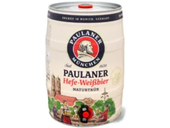 Hefe-Weißbier Naturtrüb 5 Liter Bierfass mit Zapfhahn, Pfandfrei